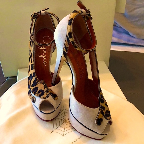 NIB collectible Charlotte Olympia Leopardess Heels - Picture 4 of 11